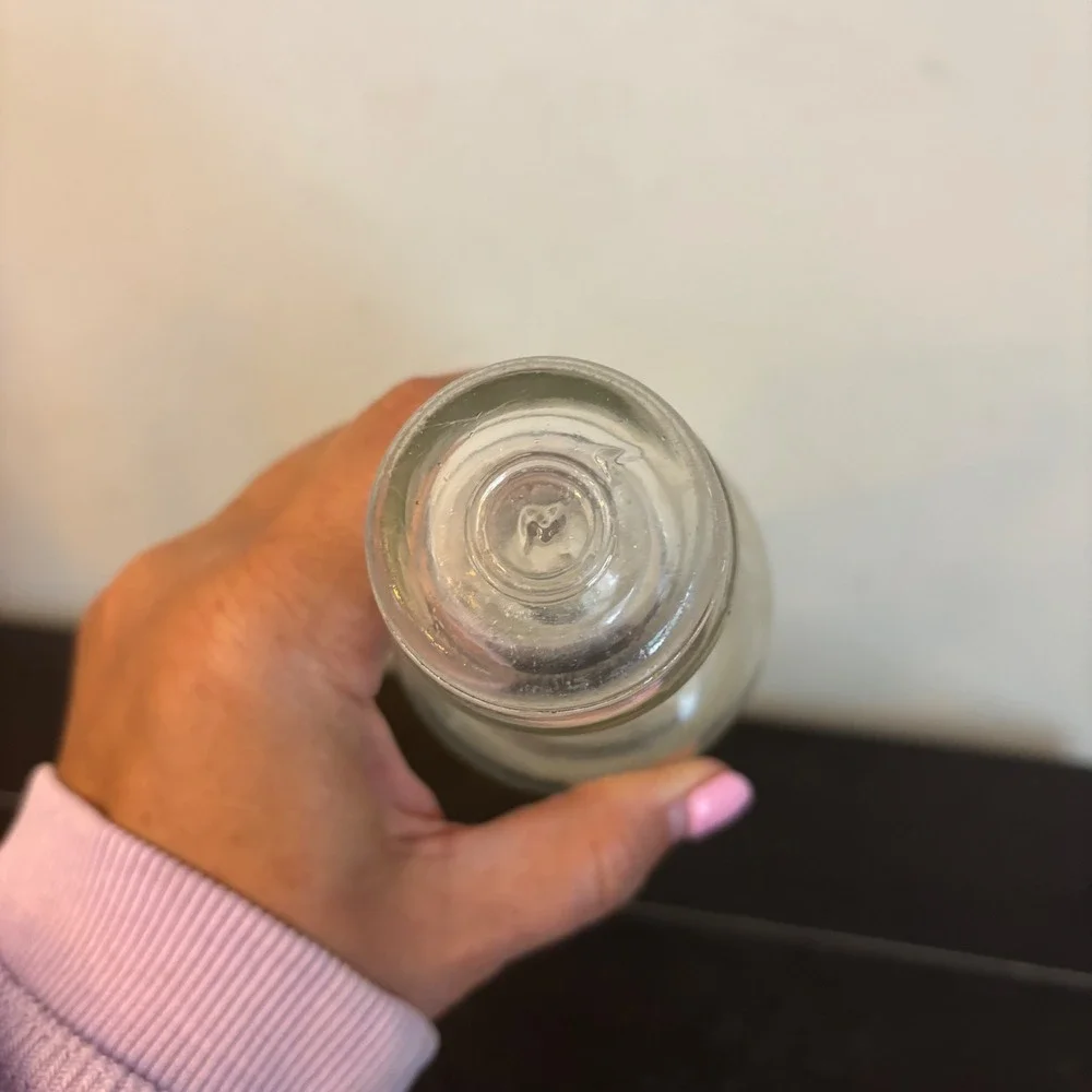 Vintage | Clear Glass Hollow Fillable Rolling Pin | 14.5